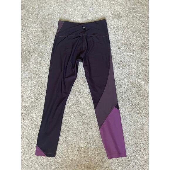 Vogo Athletica Purple Print Leggings - Picture 2 of 3